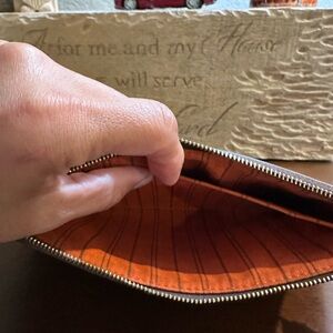 Louis Vuitton Clutch with Orange Interior